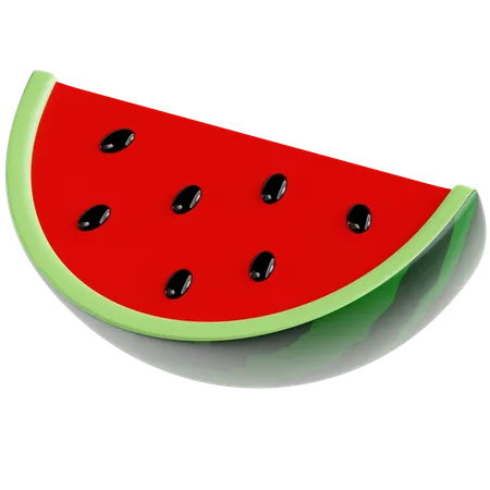 Watermelon Slice  3D Icon
