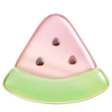 Watermelon Slice  3D Icon