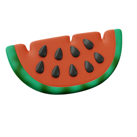 Watermelon Slice  3D Icon