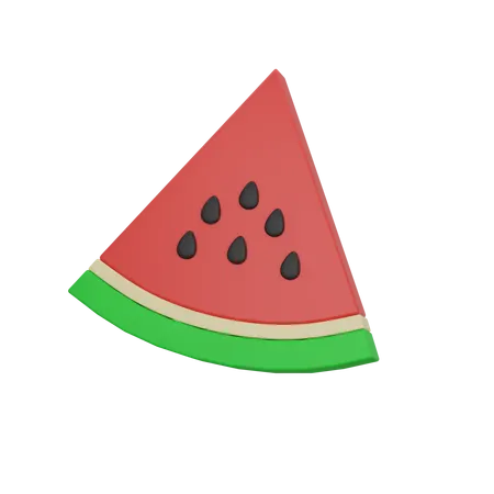 Watermelon Slice  3D Icon