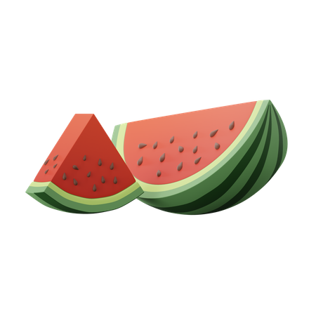Watermelon Slice  3D Icon