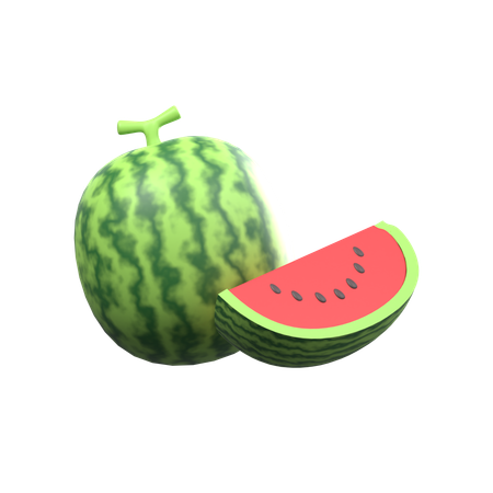 Watermelon Slices  3D Icon