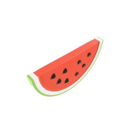 Watermelon Slices  3D Illustration