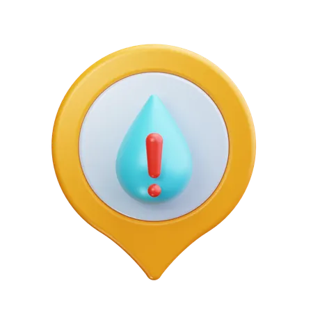 Waterpark Location  3D Icon