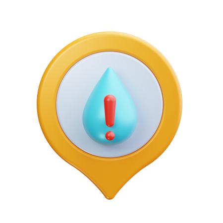 Waterpark Location  3D Icon