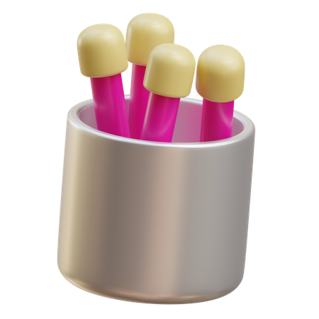 Wattestäbchen  3D Icon