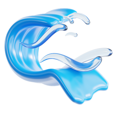 Wave  3D Icon