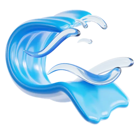 Wave  3D Icon