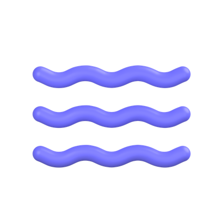 Wave  3D Icon