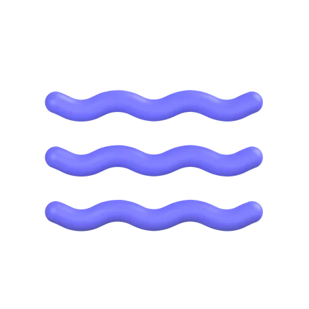 Wave  3D Icon