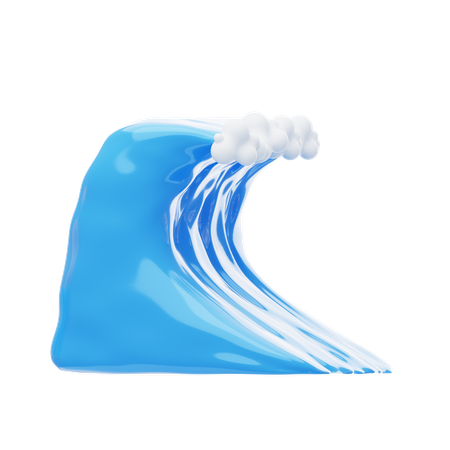 Wave  3D Icon