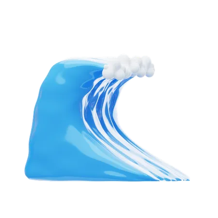 Wave  3D Icon