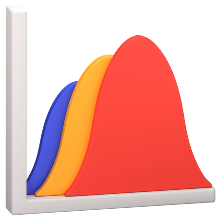 Wave Chart  3D Icon