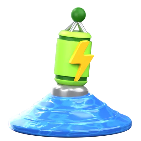 Wave Energy  3D Icon