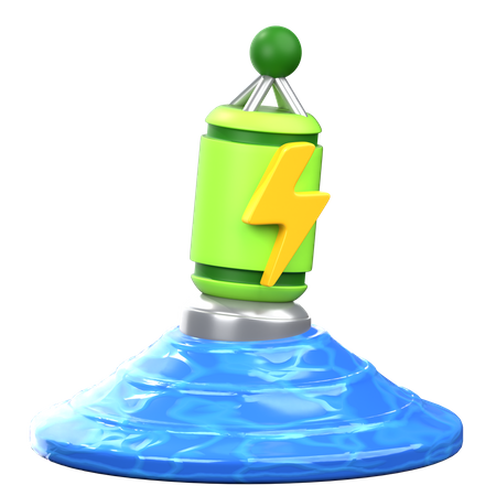 Wave Energy  3D Icon