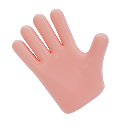 Wave Hand Gesture  3D Icon