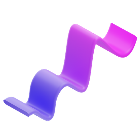 Wave Shape  3D Illustration