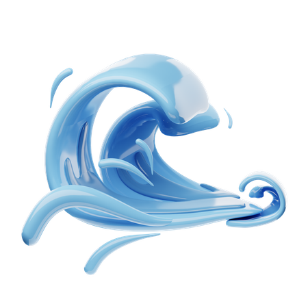 Waves  3D Icon