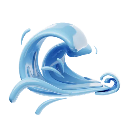 Waves  3D Icon