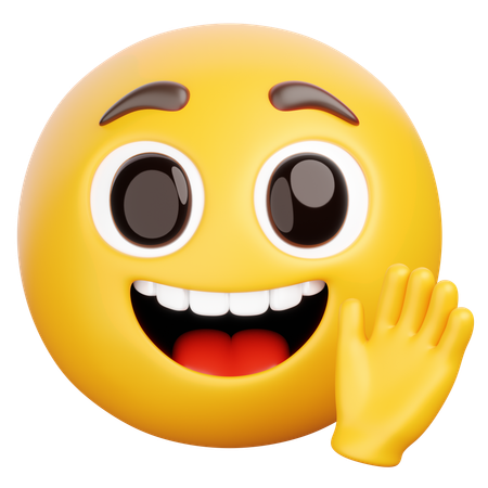 Waving Hand  3D Icon