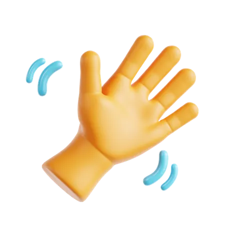 Waving Hand  3D Icon