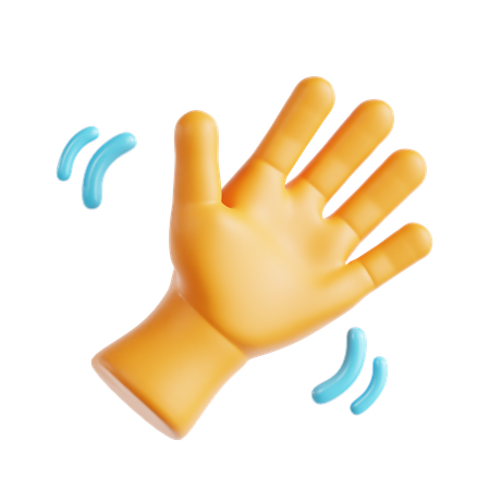 Waving Hand  3D Icon