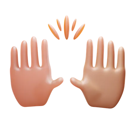 Waving Hand  3D Icon