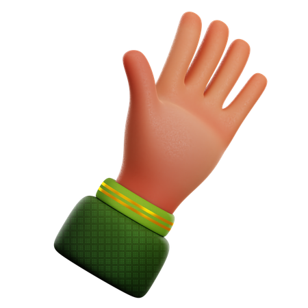 Waving Hand 3D Icon