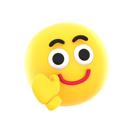 Waving Hand Emoji  3D Icon