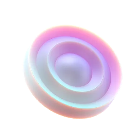Wavy Circle  3D Icon