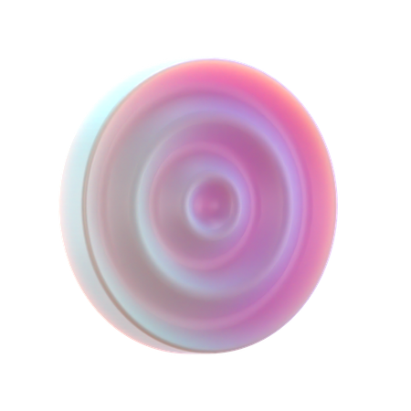 Wavy Circle 2  3D Icon
