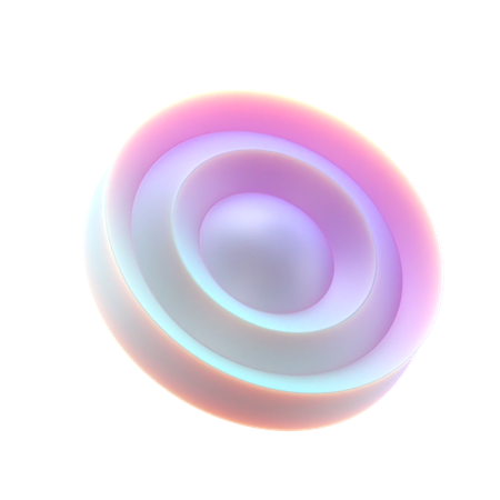 Wavy Circle  3D Icon