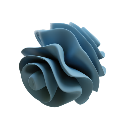 Wavy Ring Sphere  3D Icon