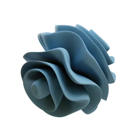 Wavy Ring Sphere  3D Icon