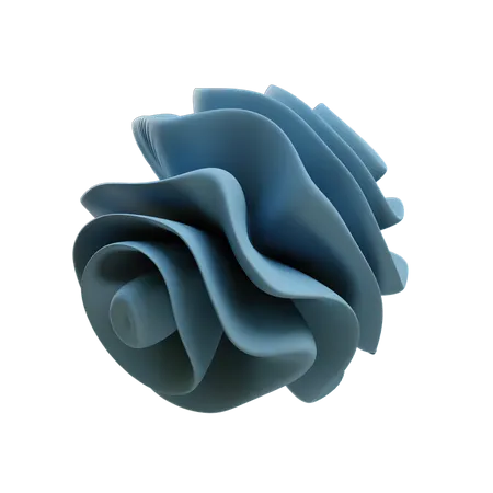 Wavy Ring Sphere 3D Icon