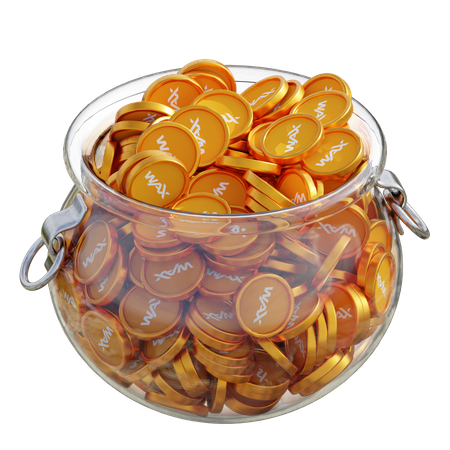 Waxp Clear Glass Pot  3D Icon