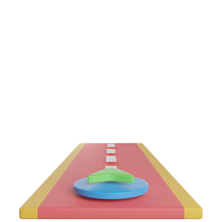 Way Navigation  3D Icon