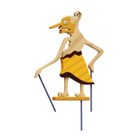 Wayang  3D Icon