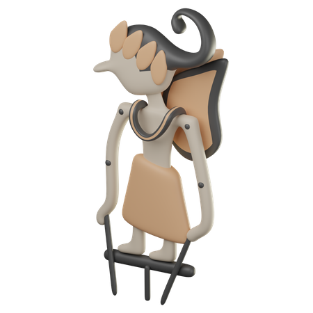 Wayang  3D Icon
