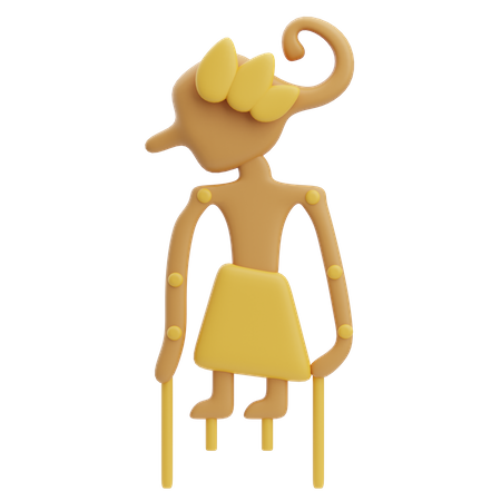 Wayang  3D Icon