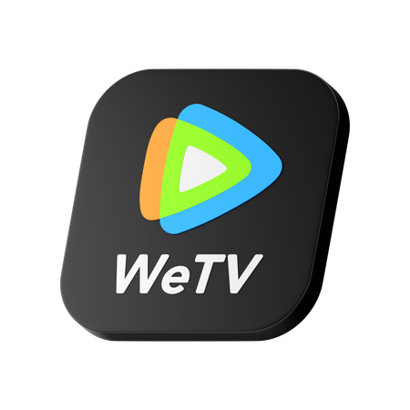 We Tv Logo  3D Icon