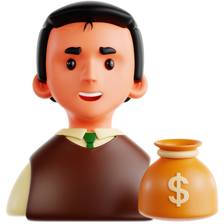 Wealth Manager  3D Icon