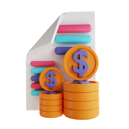 Wealth Statement  3D Illustration