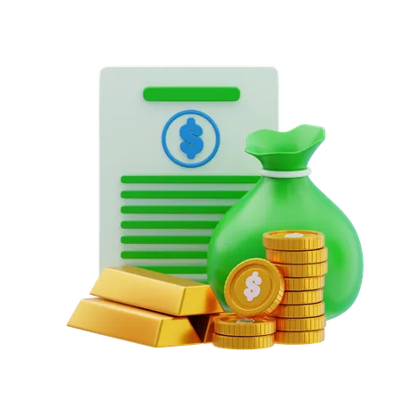 Wealth Structuring  3D Icon