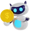 Wealthy Robot’s Money Pose