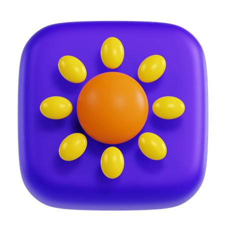 天気  3D Icon