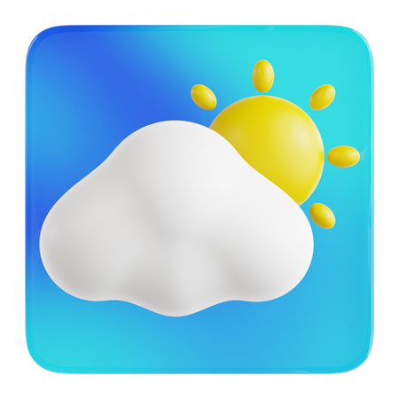 天気  3D Icon