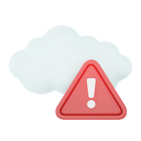 Weather Alert  3D Icon