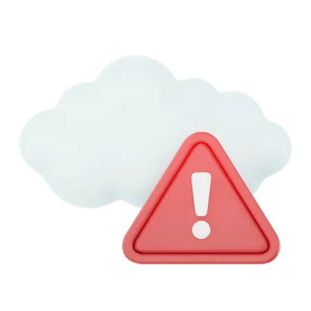 Weather Alert  3D Icon