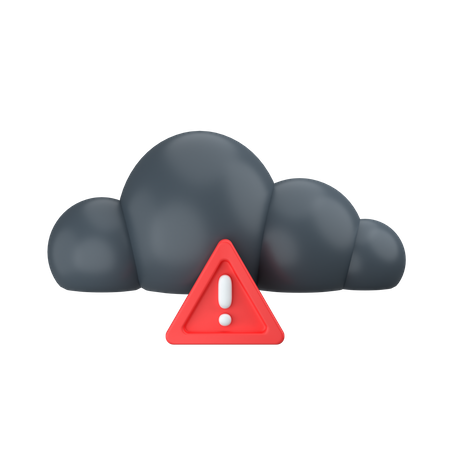 Weather Alert  3D Icon